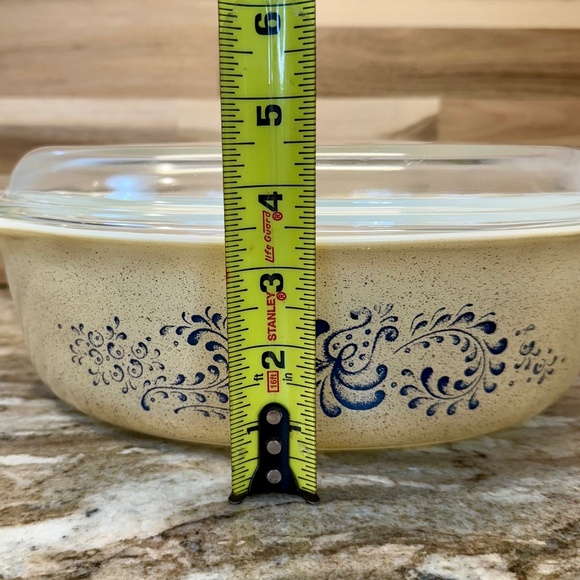 PYREX Homestead Lidded #045 2.5 QT. Casserole/Baking Dish Lid#945-C Vintage - Picture 12 of 16